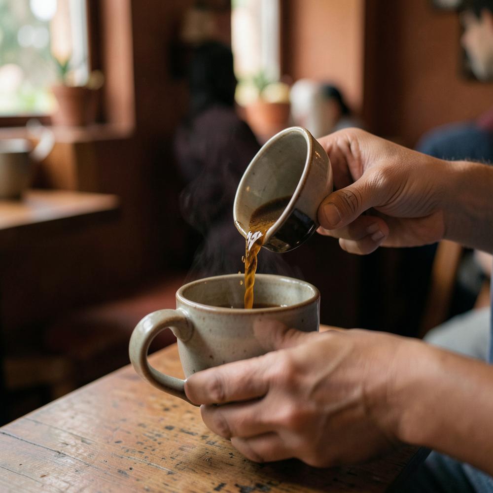Foto ilustrativa de cafés no Maria Café & Bistrô em Goiânia